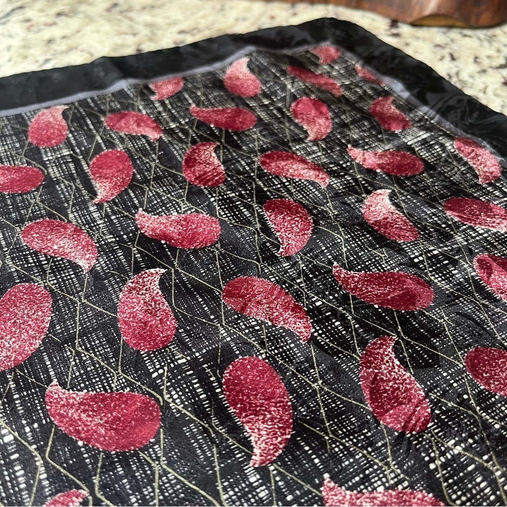 Vintage Silk Pocket Square/Scarf - Picture 3 of 5